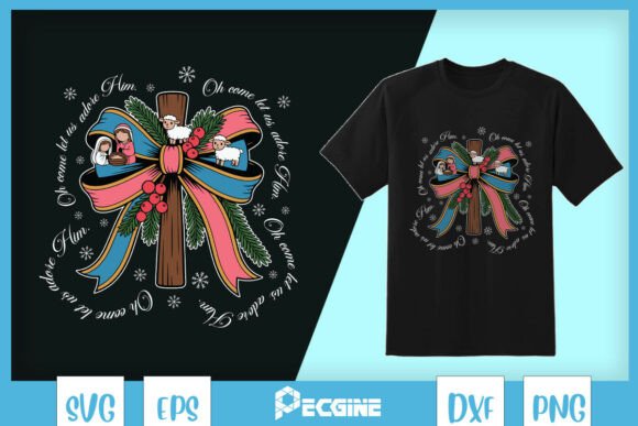 Download Nativity Scene Christmas Cross SVG - Christmas cross svg Collection
