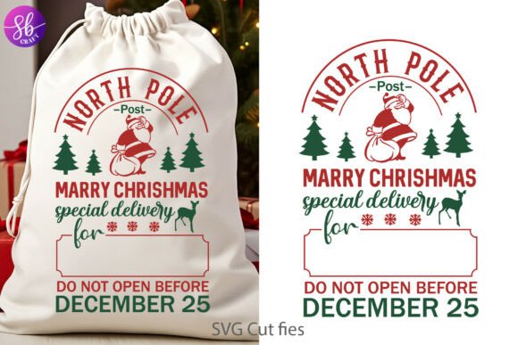 Download North Pole Express, Christmas Santa Sack - Premium Resources