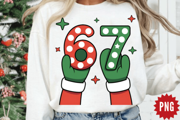 Download Funny Christmas 67, Six Seven Santa PNG - Christmas 67 Collection