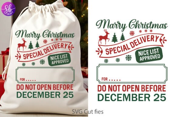 Download Marry Christmas Christmas Santa Sack Svg - Premium Resources