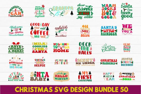 Download Retro Christmas Bundle.Christmas Svg - Retro christmas bundle Collection