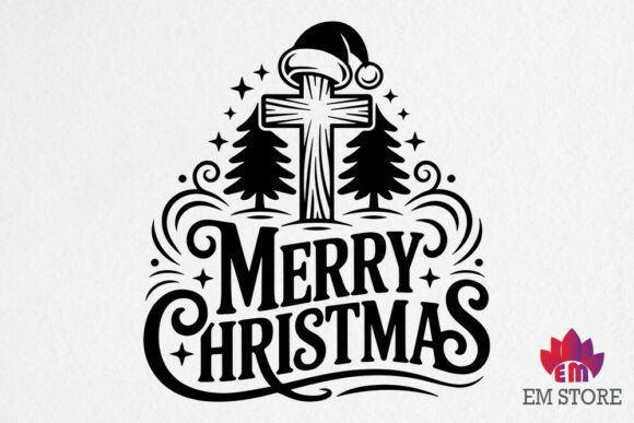 Download Religious Merry Christmas Cross SVG - Christmas cross svg Collection